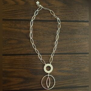 Unique silver necklace